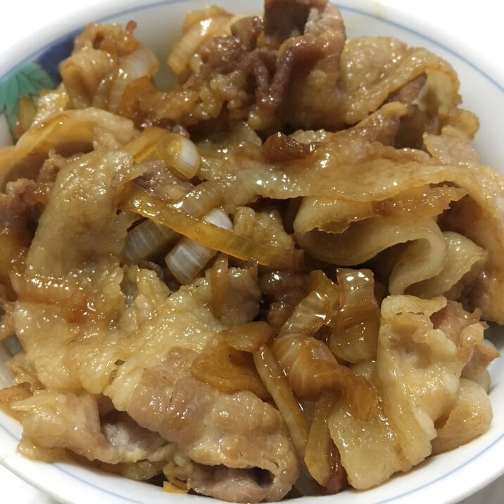 にんにくたっぷりスタミナ丼！豚丼！